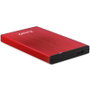 Tooq TQE-2527R Caja Externa para Disco Duro 2.5 Pulgadas, Rojo